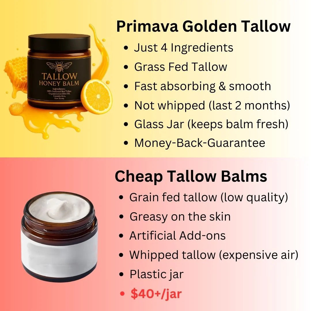 Golden Tallow | Pure Tallow Honey Balm